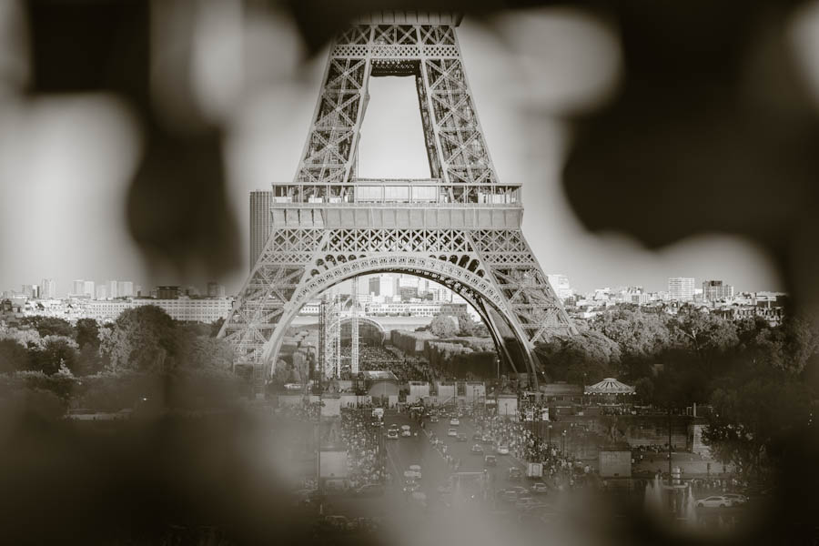 Doorkijkje Eiffeltoren